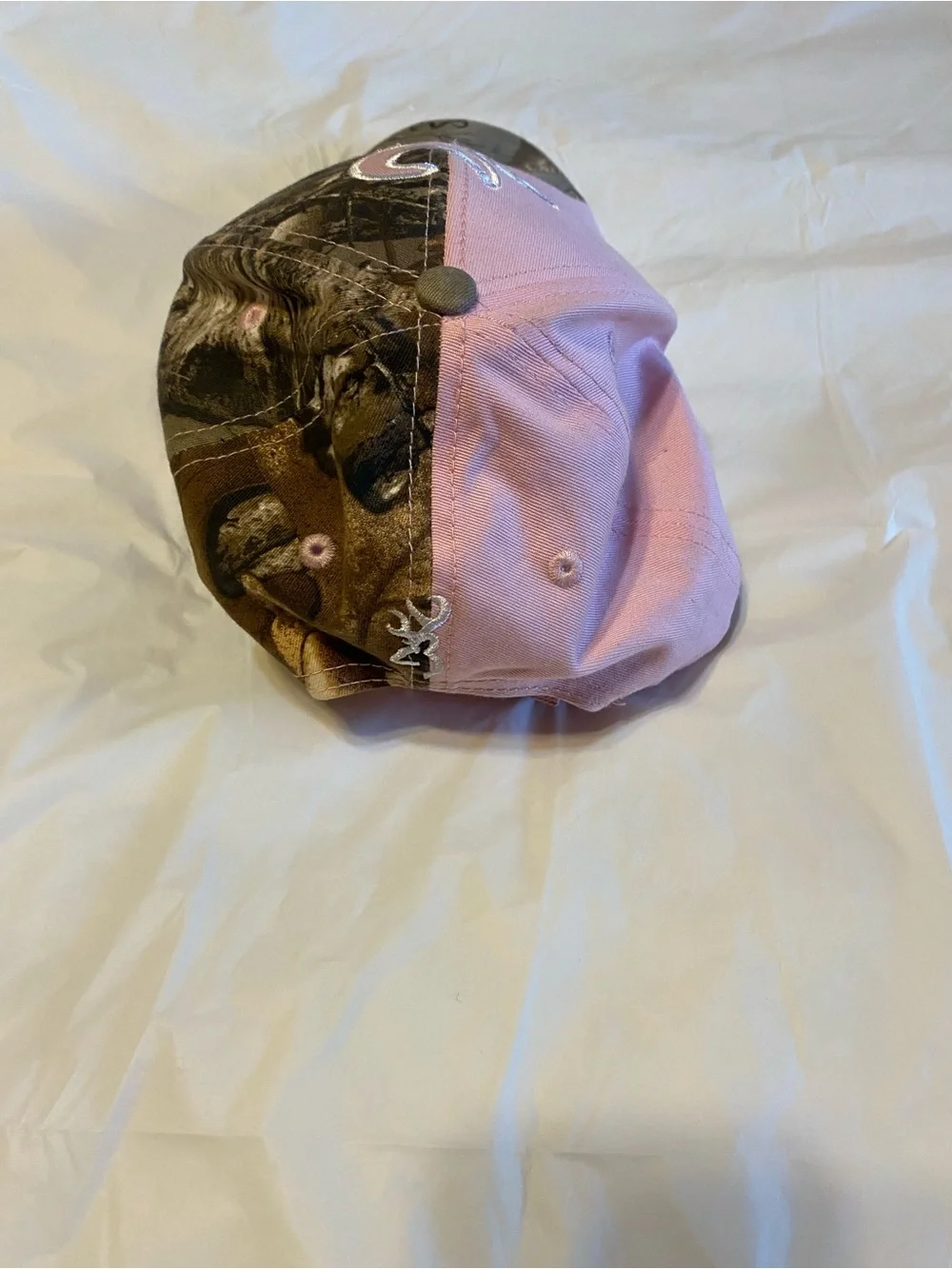 browning Pink & Camo Baseball Cap